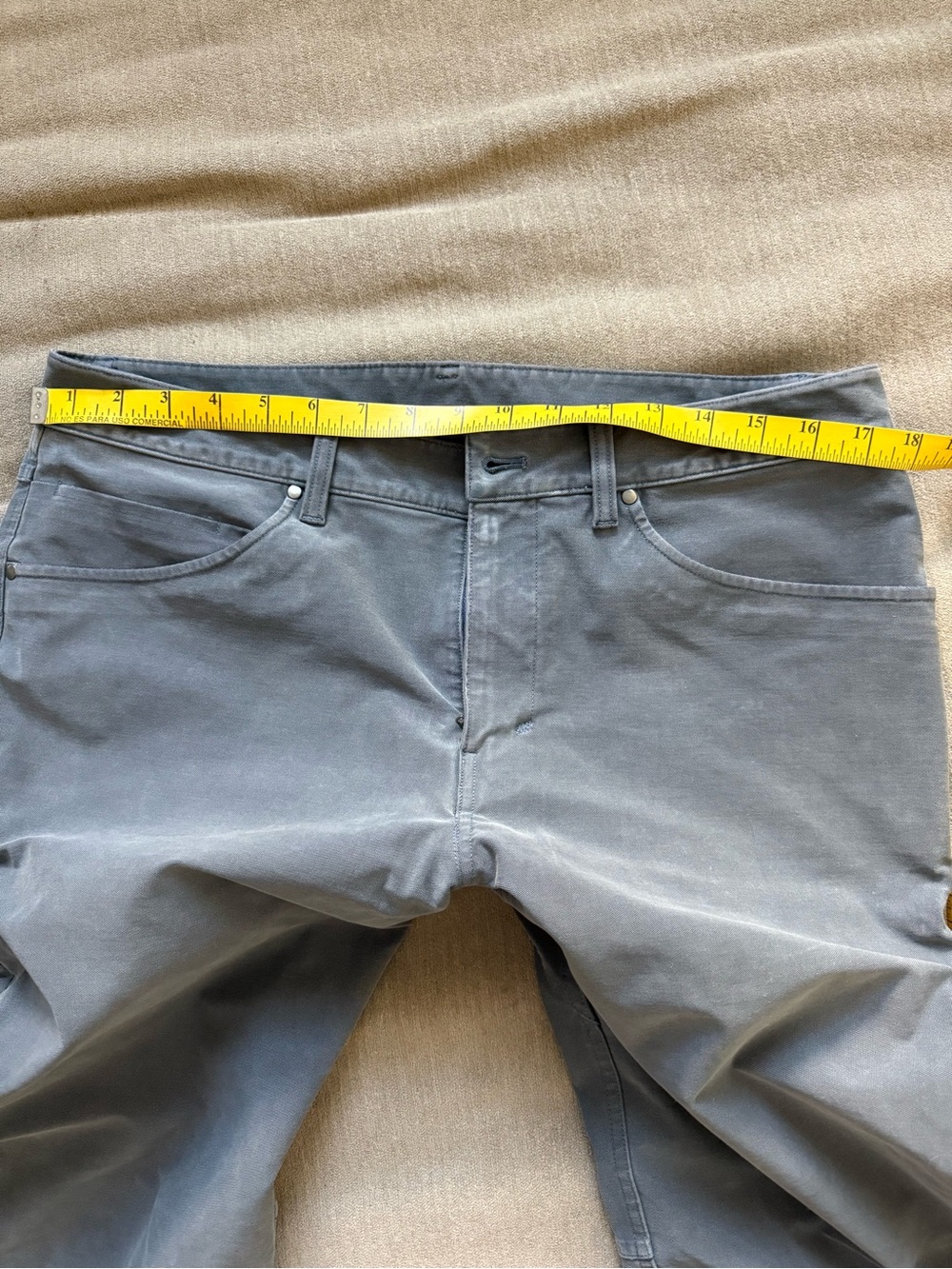 Lululemon Untilitech Men's Blue Casual Chinos